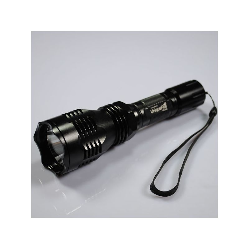 UniqueFire HS-802 Green Light Long Range LED Flashlight Waterproof Durable for Nighttime Exploration