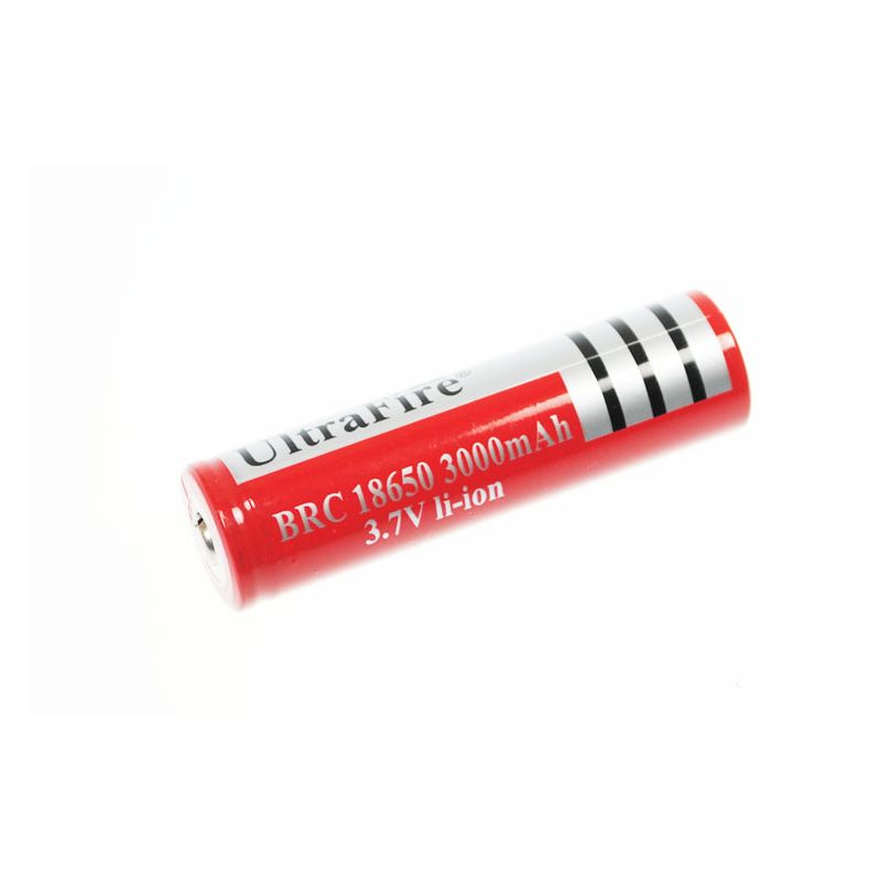 UltraFire BRC 3000mAh 3.7V Li-ion Rechargeable Battery Long-Lasting Power for Flashlights Cameras