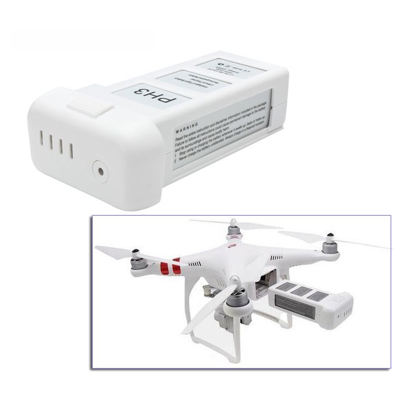 DJI Phantom 3 4500mAh 15.2V 4S LiPo Drone Battery for Long Flight Time Advanced Safety Aerial Photography