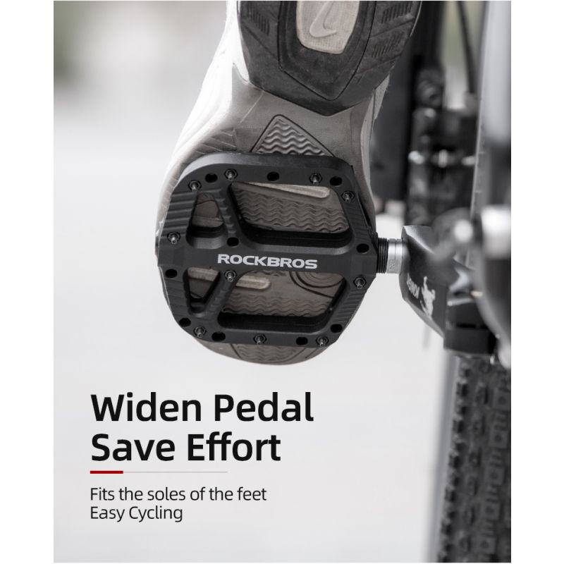 ROCKBROS Ultralight Seal Bearings Bicycle Pedals Durable Nylon High-Quality MTB Bike Components