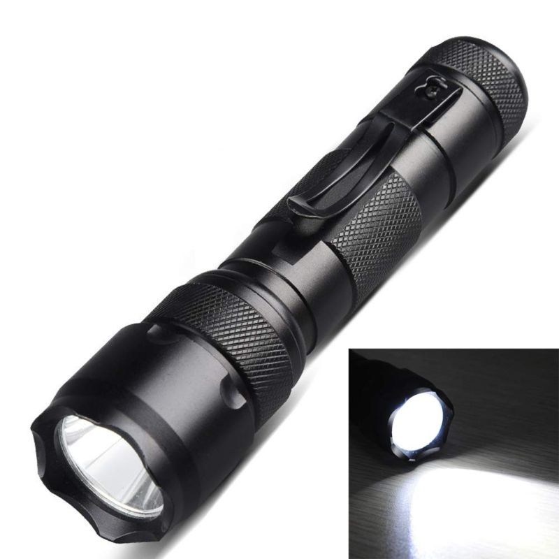 UltraFire WF-502B.2 LED Flashlight 1600 Lumens Lightweight 5-Mode Durable Camping Tactical Emergency Flashlight