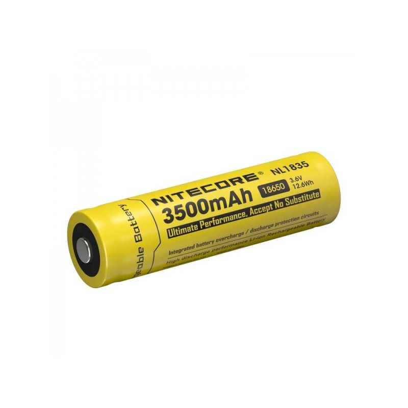 Nitecore 18650 NL1835 3500mAh Li-ion Rechargeable Battery for Long-lasting Power and Reliable Performance
