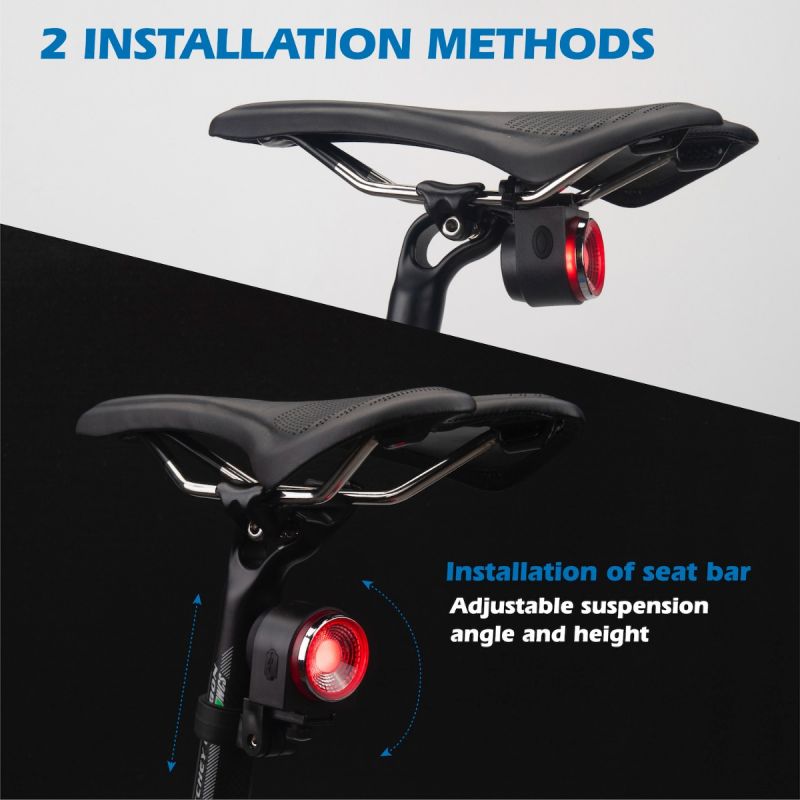 ANTUSI A8 Road Bike Anti-theft Alarm Lock Taillight Cycling Safety with Automatic Brake and Wireless Bell