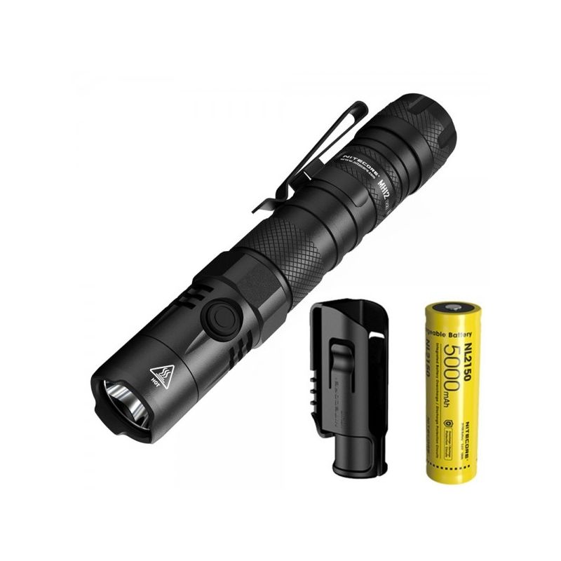 Nitecore MH12 V2 XP-L2 V6 LED Flashlight 1200 Lumens Portable Bright Outdoor Lighting Reliable Illumination