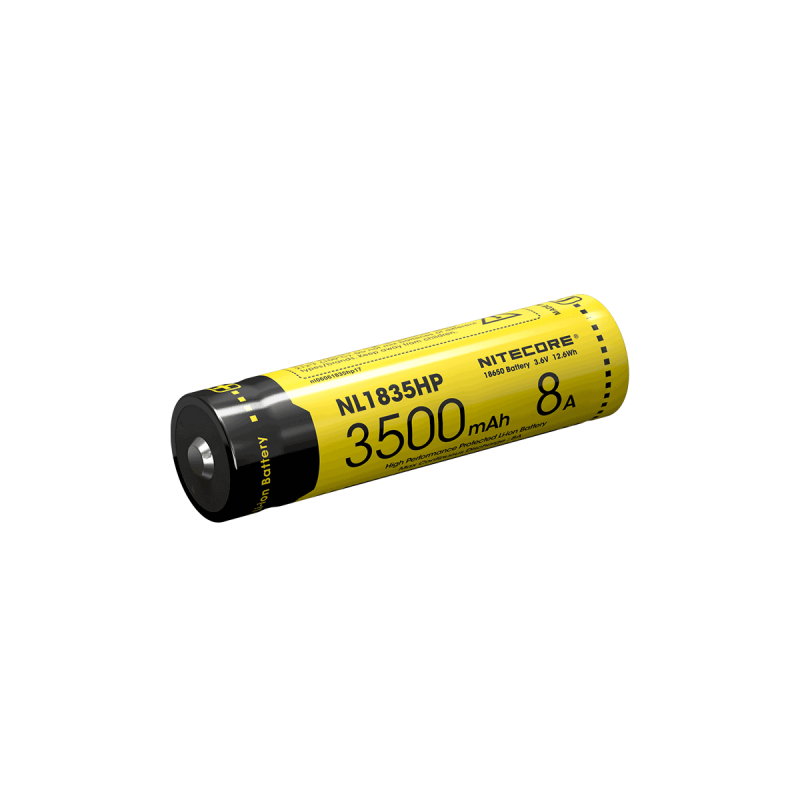 Nitecore NL1835HP 3500mAh Rechargeable 18650 Battery High Performance for Flashlight and Tech Gadgets