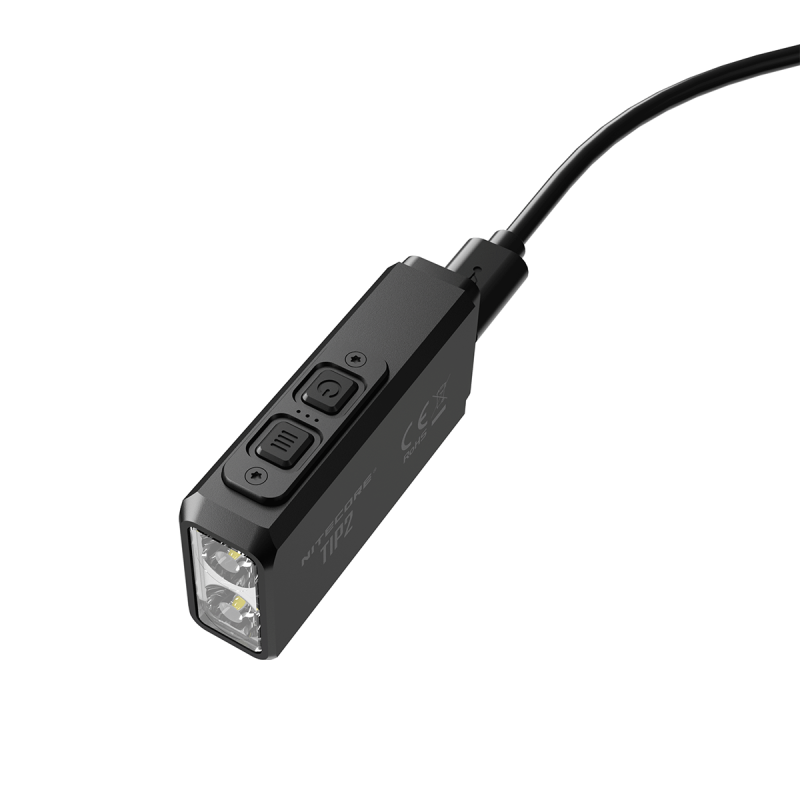 NITECORE TIP2 Keychain Flashlight 720 Lumens USB Rechargeable LED Light for Camping Gear or Everyday Carry