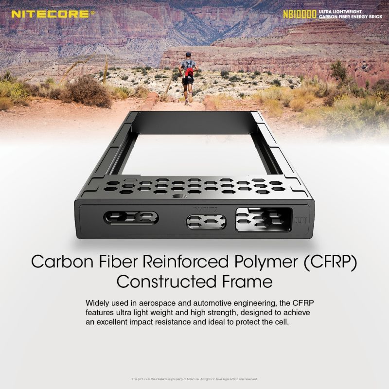 NITECORE NB10000 QC Dual Port USB-C 10000mAh Power Bank Lightweight Fast Charging for Travel and Outdoor