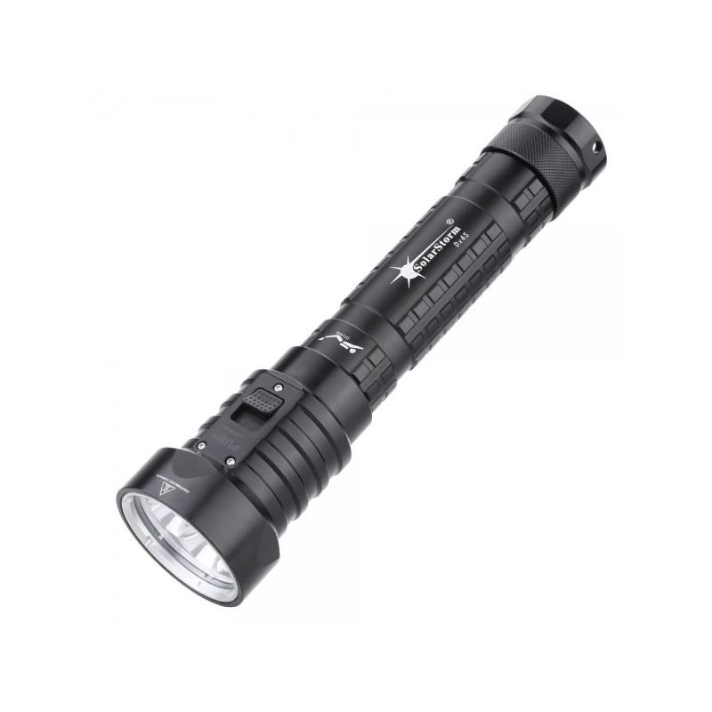 Solarstorm DX4S 4XU2 3200-Lumen LED Diving Flashlight for Enthusiasts Durable Waterproof Adventure Light
