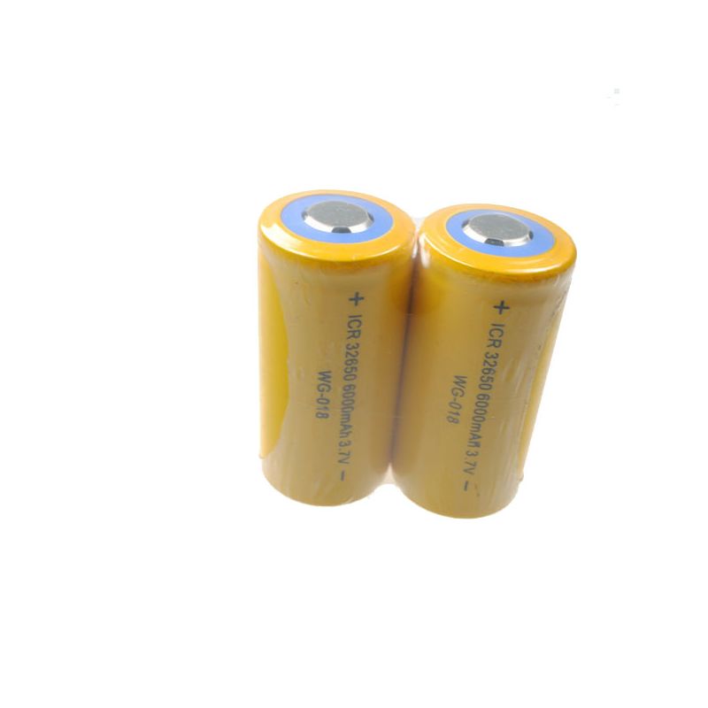 ICR 32650 Battery 6000mAh Rechargeable Li-ion for Flashlights Power Tools High-Drain Devices Eco-Friendly