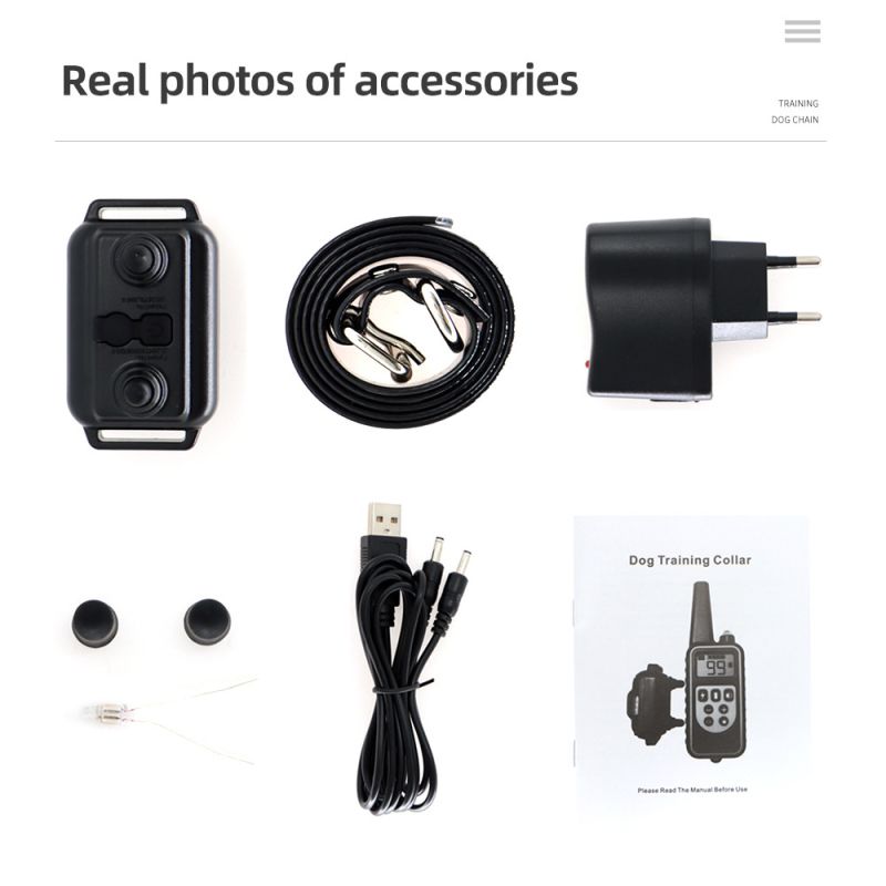 Transform Dog Training with 800m Pet Remote Rechargeable Adjustable Levels IP7 Waterproof Collar Vibration Shock