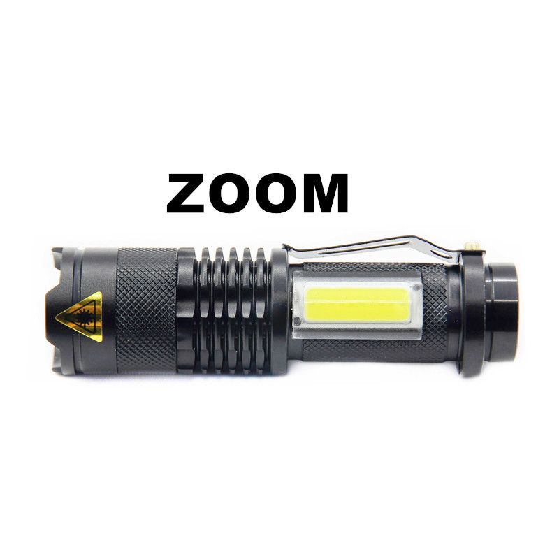 UltraFire SK68 Q5 LED Portable Mini Flashlight with Touch-Activated Brightness for Camping and Emergencies