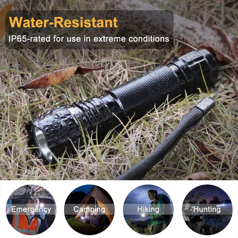 Multicolor UltraFire 501B LED Flashlight 1300 Lumens 5 Modes Rechargeable Outdoor Tactical Light Camping Gear