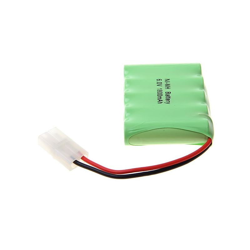 Ni-MH AA 6V 1800mAh Big White Plug Battery Pack