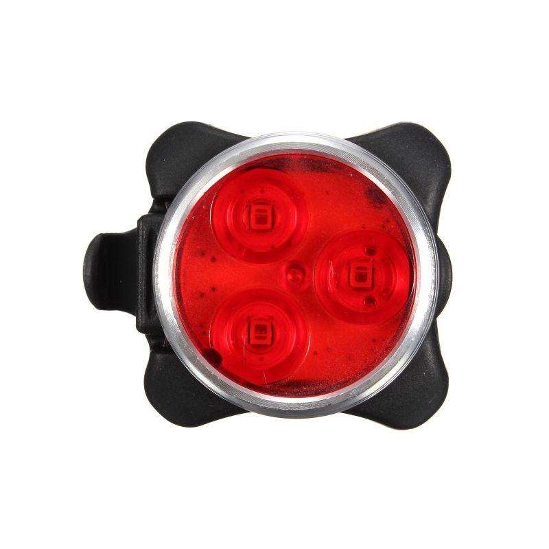 USB Rechargeable Bike Light HJ-030 3 LED 4 Modes Waterproof Front Light Cycling Safety Perfect for Night Rides