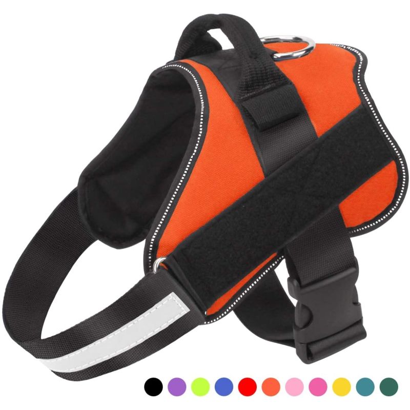 No-Pull Reflective Dog Vest with Handle Adjustable Harness for Medium Breeds Comfortable Walking Gear