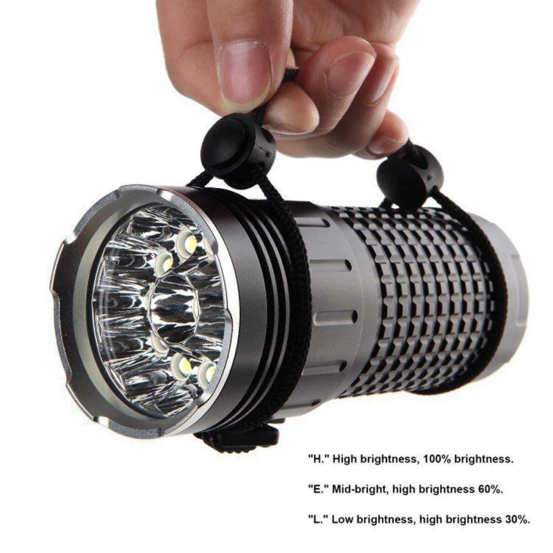 SKY RAY LED Flashlight 15000 Lumens Rechargeable USB Type-C Perfect for Camping and Home Repairs