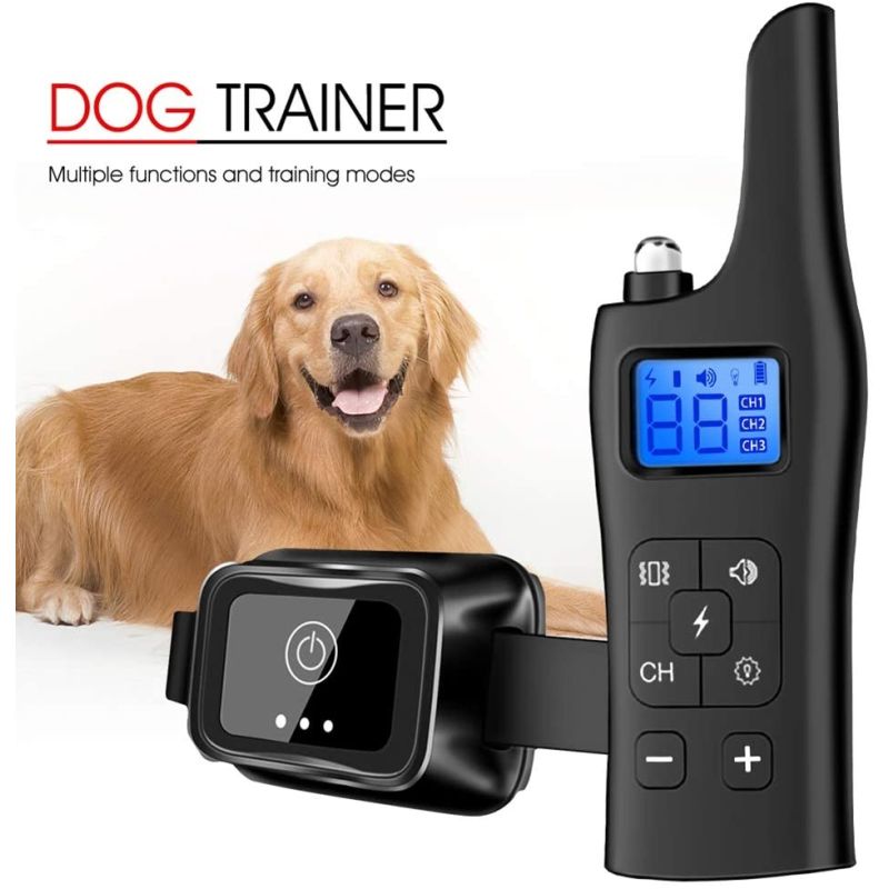 NEW 800m Electric Dog Training Collar with 3 Training Modes for Safe Pet Training Perfect for All Dog Sizes
