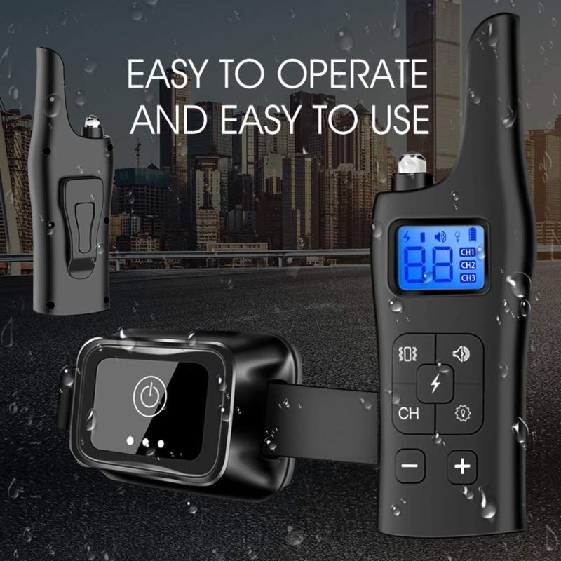 NEW 800m Electric Dog Training Collar with 3 Training Modes for Safe Pet Training Perfect for All Dog Sizes