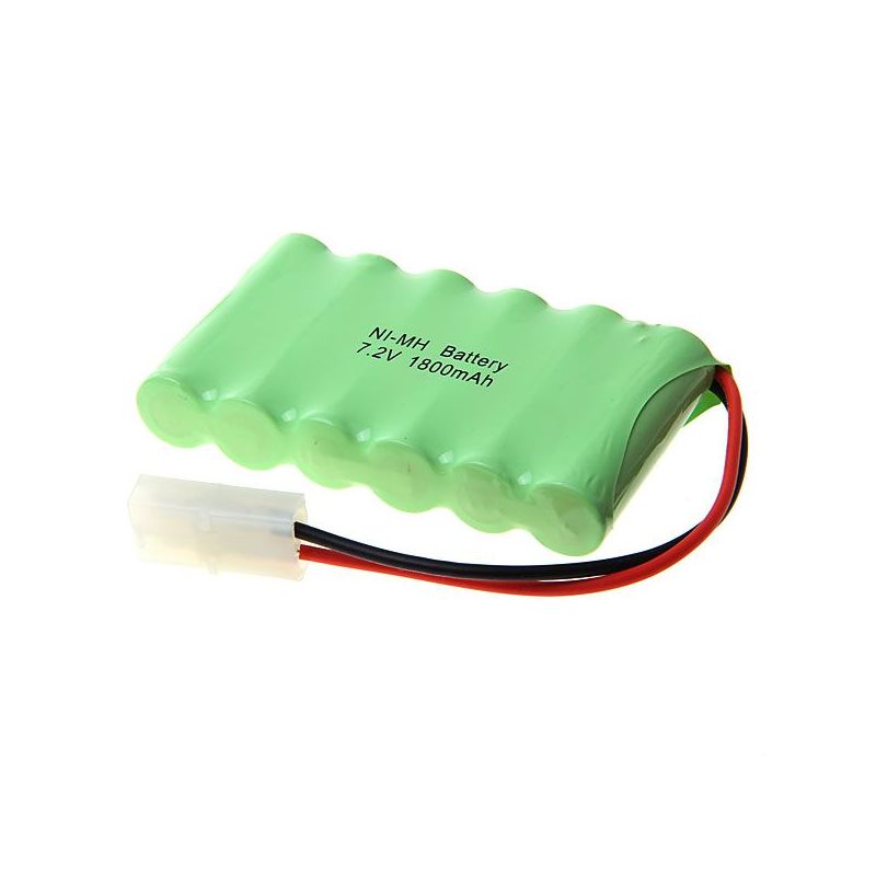 7.2V AA 1800mAh Ni-MH Rechargeable Battery High Capacity Eco-Friendly Power for Remote Control Toys & Photography Gear