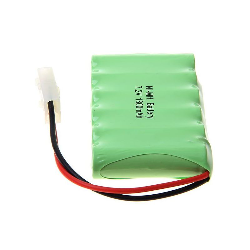 7.2V AA 1800mAh Ni-MH Rechargeable Battery High Capacity Eco-Friendly Power for Remote Control Toys & Photography Gear
