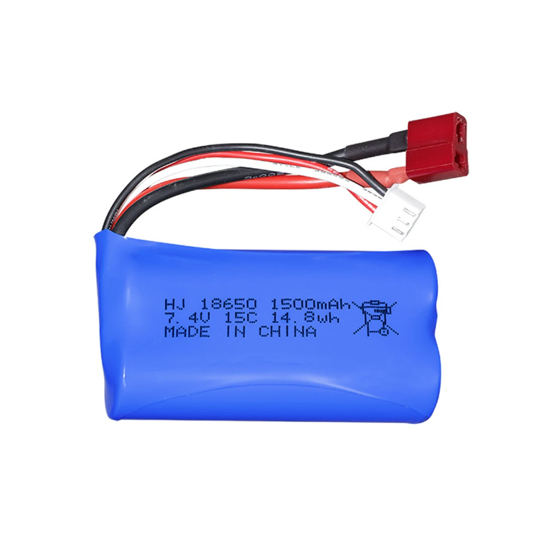 7.4V 1500mAh 15C 18650 Li-ion Battery RC Racing Drone Robotics High Performance Compact Power Source