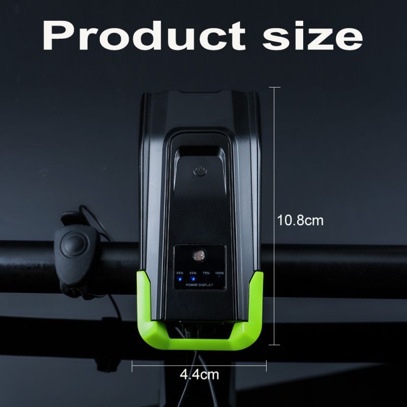 Bicycle Lights 2X T6 USB Rechargeable 2400 Lumens Six Modes for Cycling Safety and City Commuting