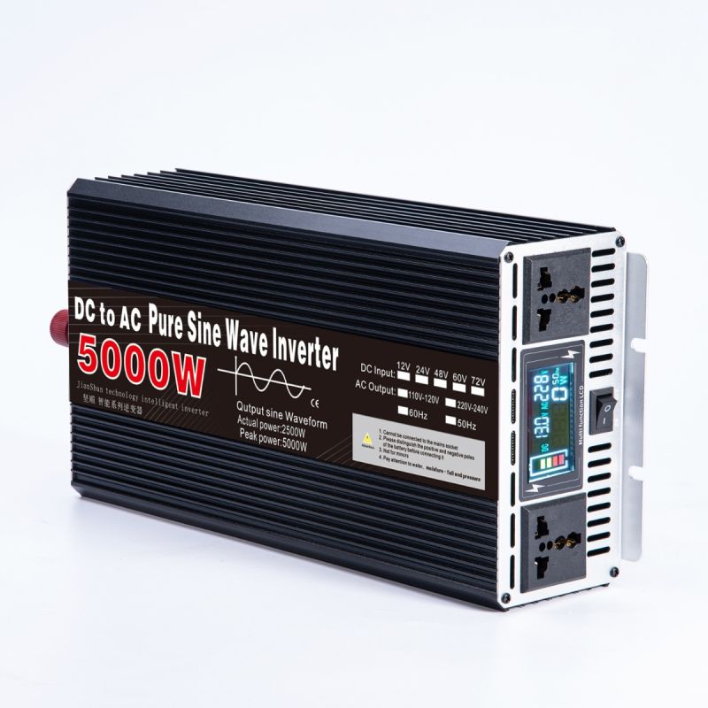 Pure Sine Wave Inverter 3000W to 8000W for RV DC 12V 24V to AC 110V 220V High-Quality Compact Energy System