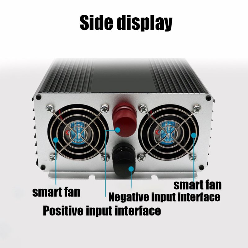 Pure Sine Wave Inverter 3000W to 8000W for RV DC 12V 24V to AC 110V 220V High-Quality Compact Energy System