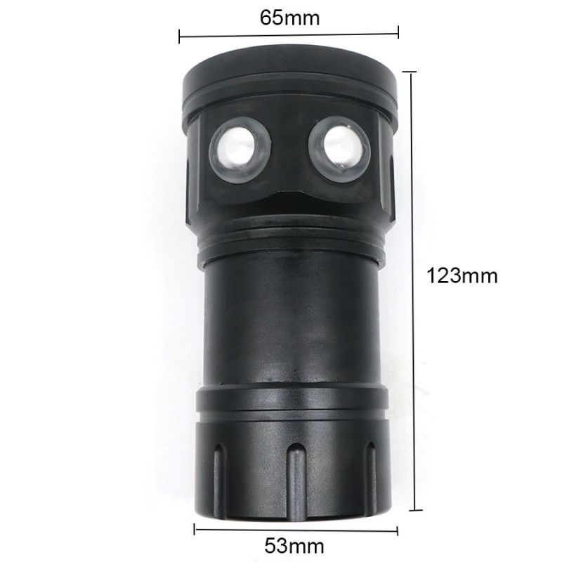 QH14 QH27 Multifunction UV Diving Flashlight 20000 Lumens for Underwater Exploration Coral Reefs Night Dives