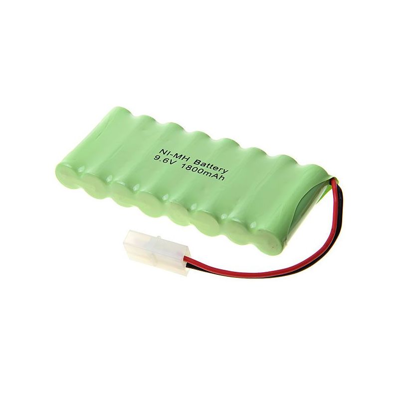 Eco Friendly 9.6V AA 1800mAh Ni-MH Rechargeable Battery Pack Long Lasting Performance for Toys and Remotes