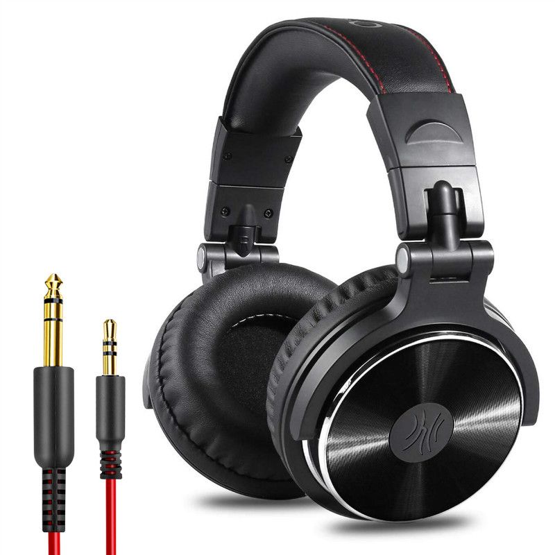 Oneodio Pro-10 Wired DJ Headphones with 50mm Drivers Comfortable Over Ear Headset Perfect for Music Production