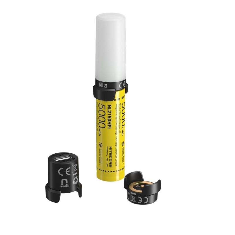 NITECORE 21700 Intelligent Battery System ML21 Magnetic Light MPB21 Power Bank 5000mAh High Performance Battery