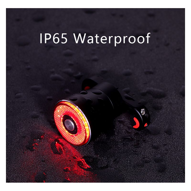 ANTUSI Q5 Smart Bicycle Taillight Brake Sensing LED Cycling Light IPx6 Waterproof Perfect for City Commuting