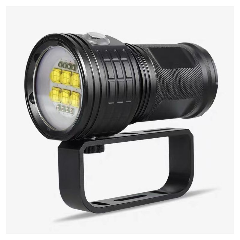 B11 LED Diving Flashlight Red Blue White Underwater Photography Light 80M Scuba Lantern Marine Exploration