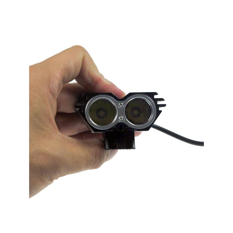 SolarStorm X2 LED Bike Light 2000 Lumens Adjustable Modes Waterproof Front Light for Trail Riding and Commuting