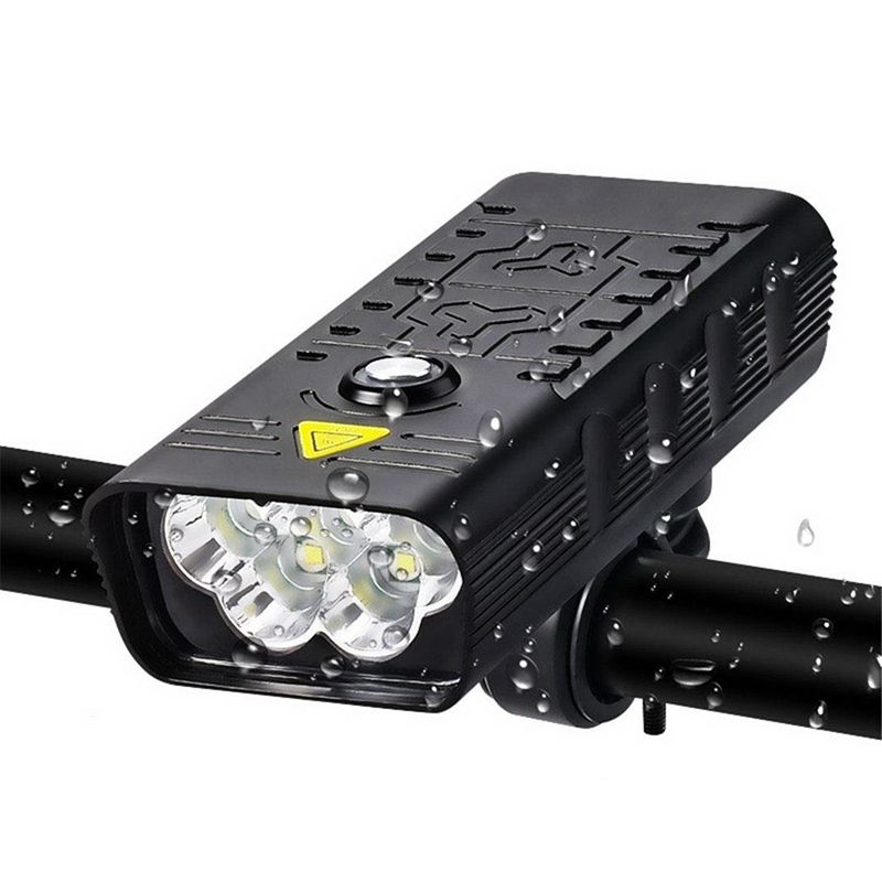 TK5 Bicycle Front Lights 5000 Lumens USB Rechargeable Waterproof Super Bright with Multiple Modes for Cycling