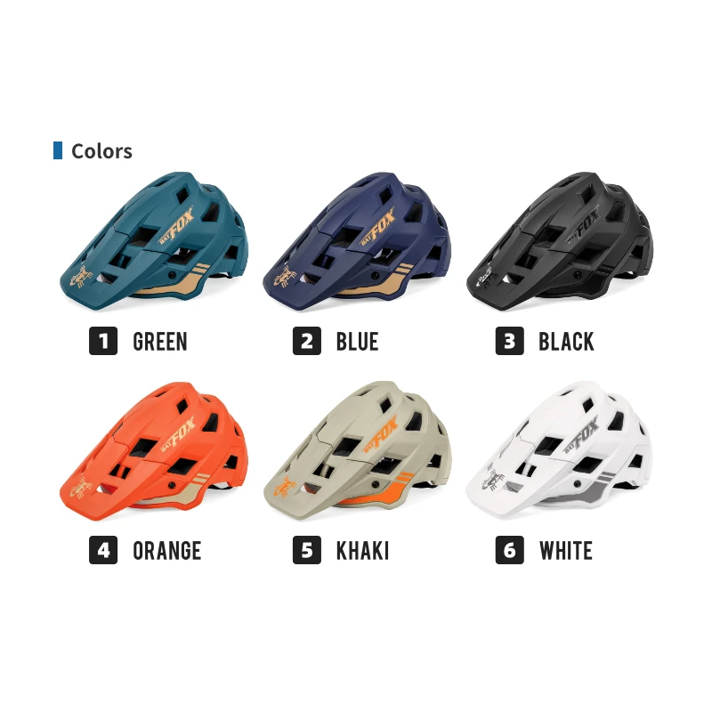 BATFOX Mountain Bike Helmet Lightweight In-Mold Technology Adjustable Sizing for Adults and Youth