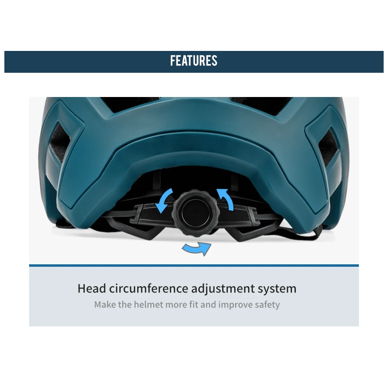 BATFOX Mountain Bike Helmet Lightweight In-Mold Technology Adjustable Sizing for Adults and Youth