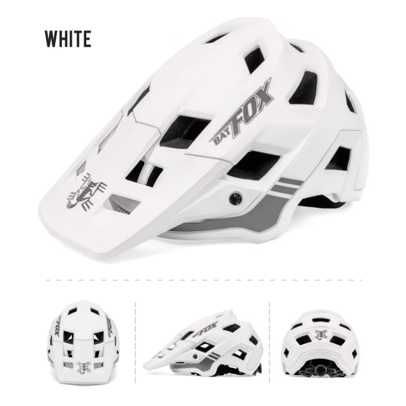 BATFOX Mountain Bike Helmet Lightweight In-Mold Technology Adjustable Sizing for Adults and Youth