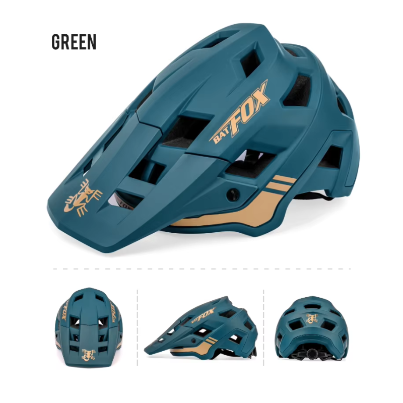BATFOX Mountain Bike Helmet Lightweight In-Mold Technology Adjustable Sizing for Adults and Youth