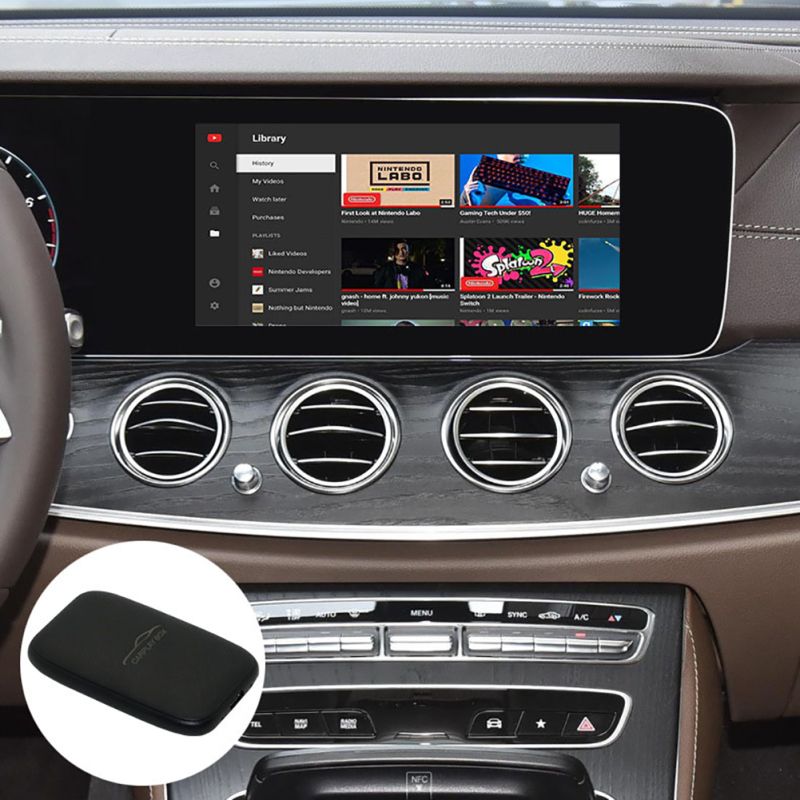 Carplay Box Wireless Android Auto Adapter with Netflix YouTube for Ultimate In-Car Entertainment Device