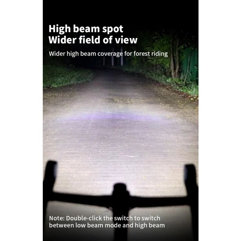 Magicshine CBL1600 Bike Front Light 1600 Lumen LED - Hanging Cut-off Cable, Cycling Safety, Nighttime Visibility