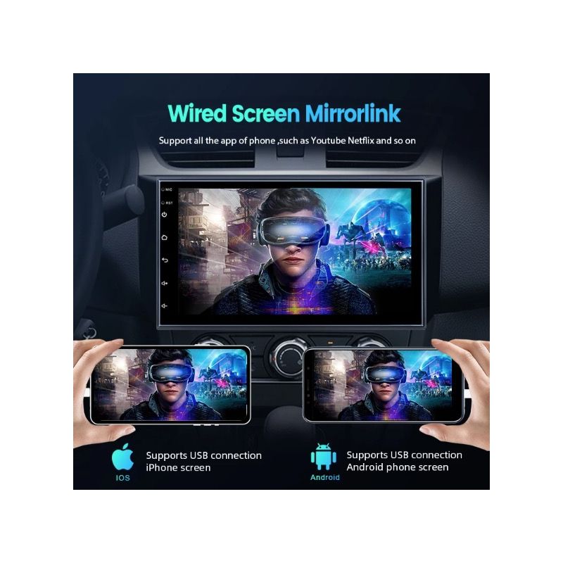 CarlinKit USB CarPlay Dongle Android Auto Wireless Connectivity Easy Installation Hands-Free Calling Music