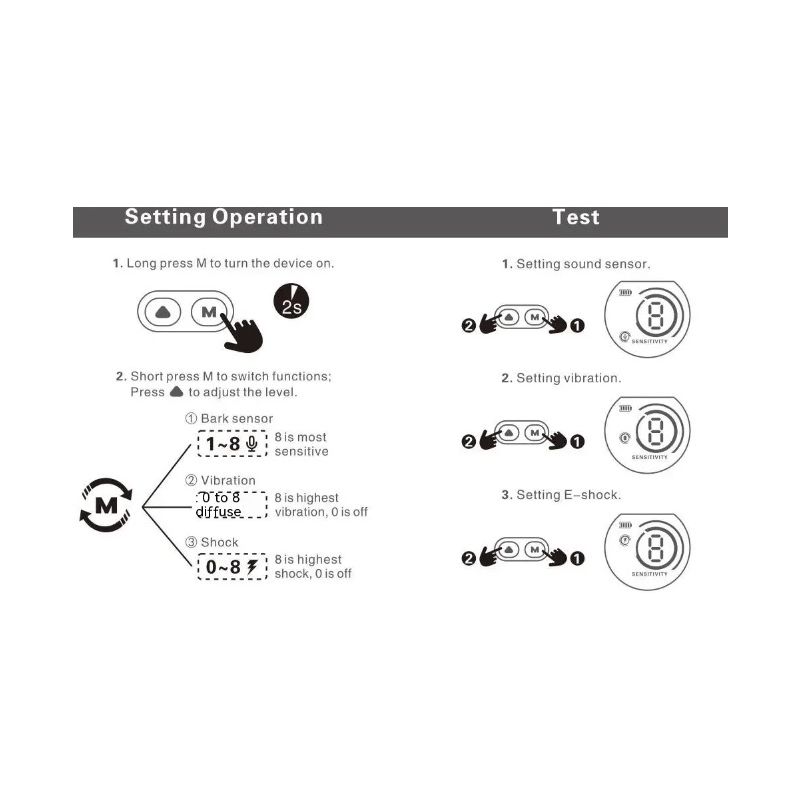 Smart Automatic Anti Barking Dog Collar Rechargeable Design with Intelligent Bark Recognition Humane Solution