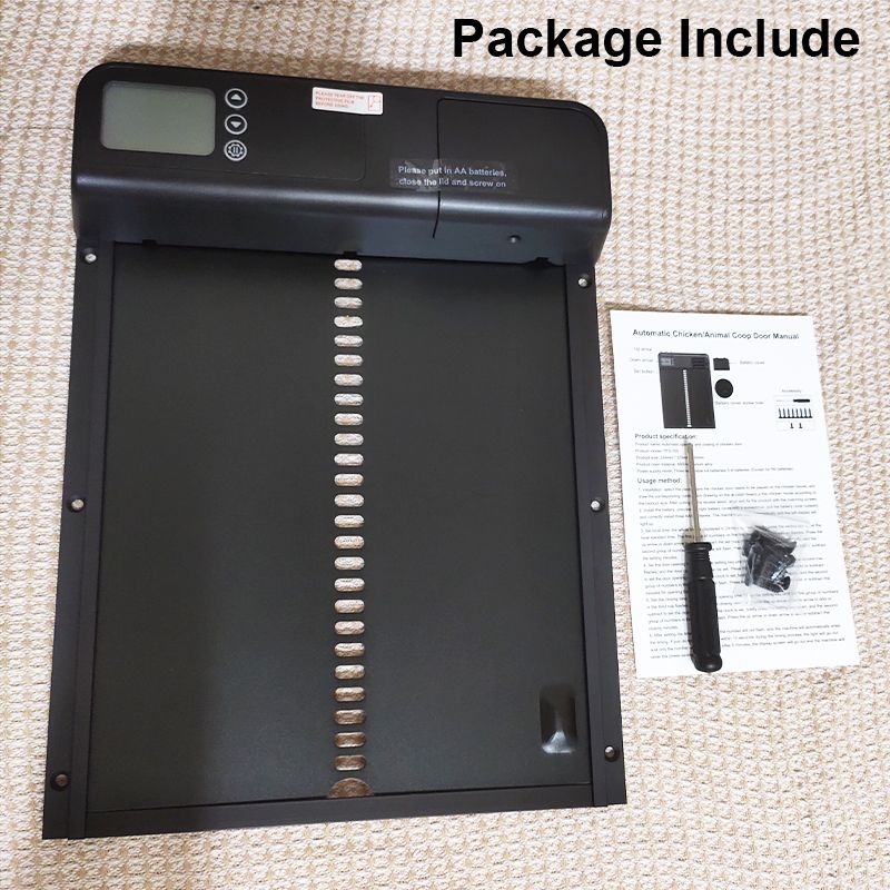 Timer Automatic Chicken Coop Door Motor Easy Installation Weather-Resistant Intelligent Poultry Management