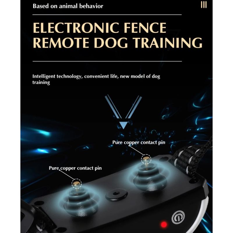 Wireless Dog Fence System Remote Training Collar for All Size Dogs Safe Pet Containment and Behavior Management