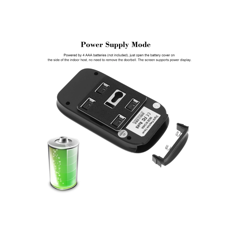 Digital Door Viewer Peephole Door Camera Doorbell 2.8-inch Night Vision Photo Shooting Digital Door Monitoring for Home Security