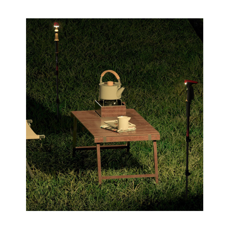 GUITORCH Trail Back Trek Poles lighting Lightweight Aluminum Hiking Poles