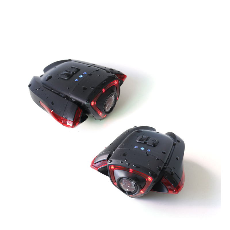 Bicycle Tail Light Recorder 1080P Camera with Smart Wireless Remote Dual Functionality for Cycling Safety