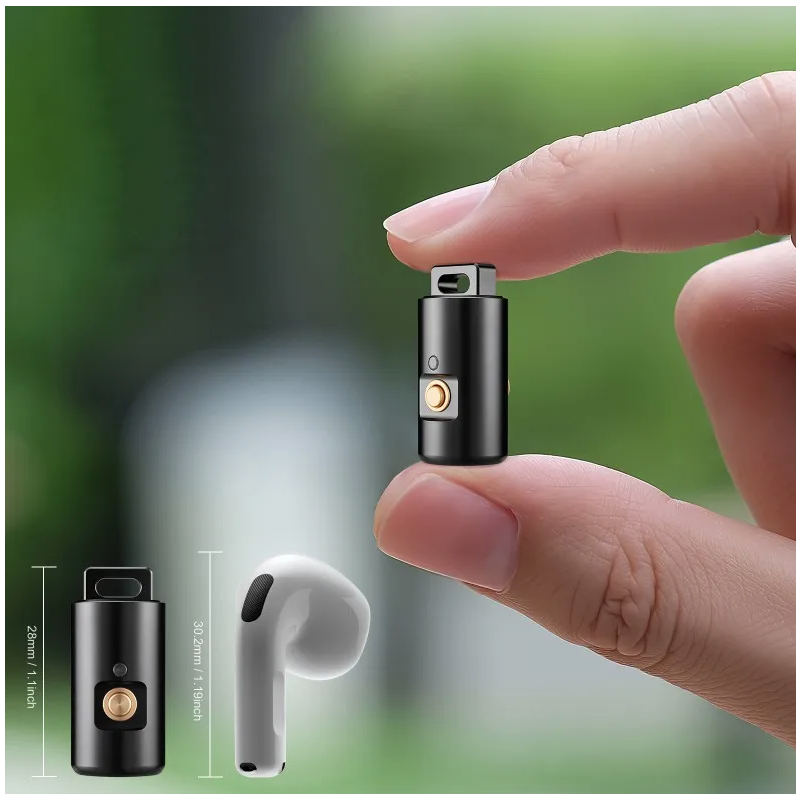 Mini Flashlight LED Rechargeable Camping Hiking Keychain Light with Necklace